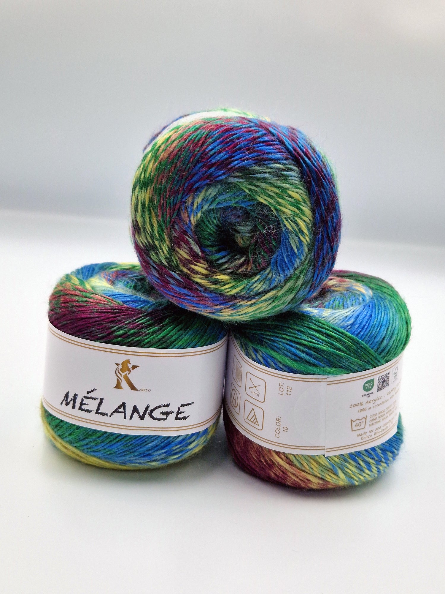 Melange - £27.90, pack quantity 10 Balls, £2.79 per ball, 13 colours